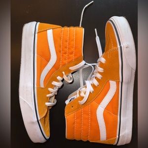 Bright orange vans